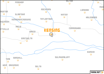 map of Kensing