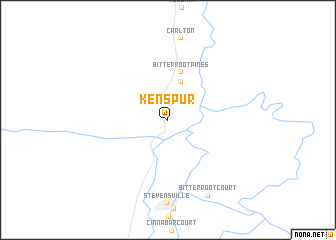 map of Kenspur