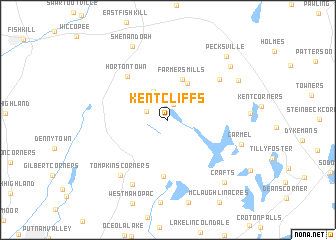 map of Kent Cliffs