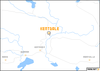 map of Kentdale