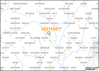 map of Kenteng