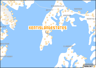 map of Kent Island Estates