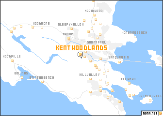 map of Kent Woodlands