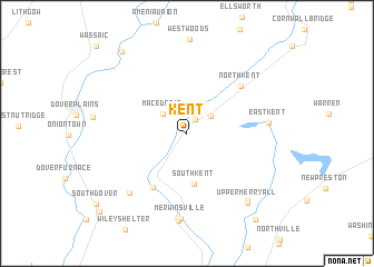 map of Kent