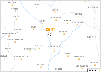 map of Kent