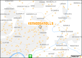 map of Kenwood Knolls