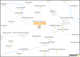 map of Kenzino