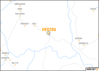 map of Kenzou