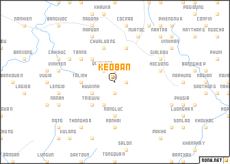 map of Kéo Ban