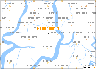 map of Keorābunia