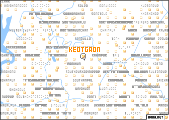 map of Keotgaon