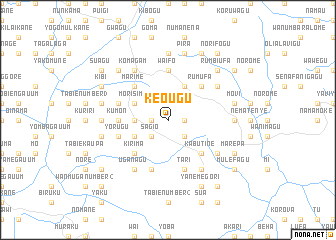 map of Keougu