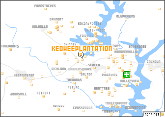 map of Keowee Plantation