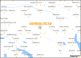 map of Kępa Kalnicka