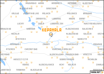 map of Kępa Mała