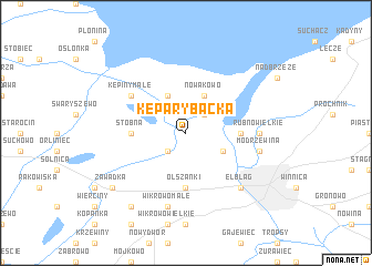 map of Kępa Rybacka