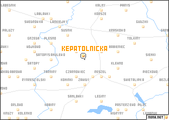 map of Kępa Tolnicka