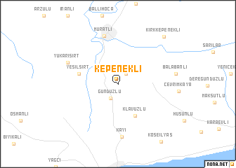 map of Kepenekli