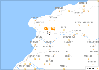 map of Kepez