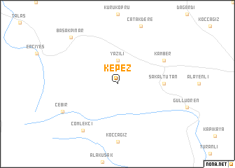 map of Kepez