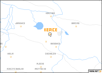 map of Kępice