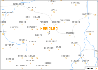 map of Kepirler