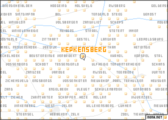 map of Kepkensberg