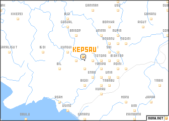 map of Kepsau
