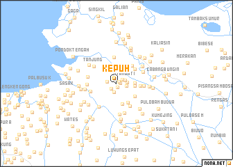 map of Kepuh