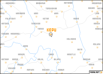 map of Kepu