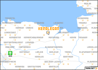 map of Keralégan