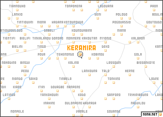 map of Kéramira