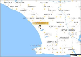 map of Keramoine