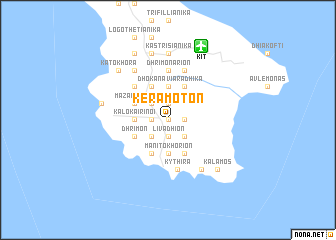 map of Keramotón