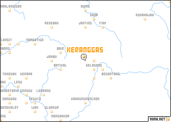 map of Keranggas