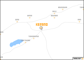 map of Kérano