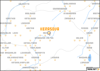 map of Kerásova