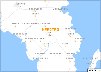 map of Keratéa