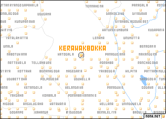 map of Kerawakbokka