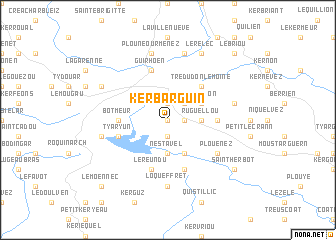 map of Kerbarguin