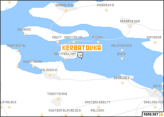 map of Kerbatovka