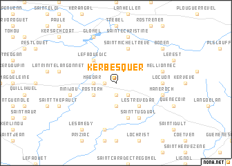 map of Kerbesquer