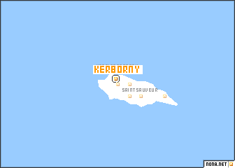 map of Ker borny
