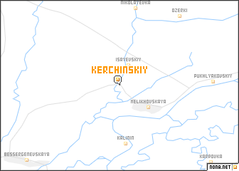 map of Kerchinskiy