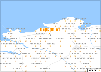 map of Kerdamiet