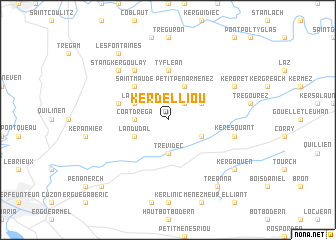 map of Kerdelliou