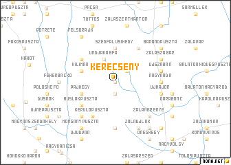 map of Kerecseny