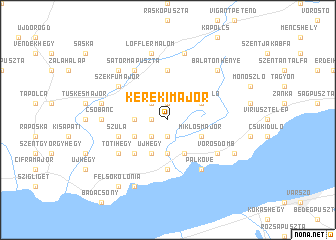 map of Kerekimajor