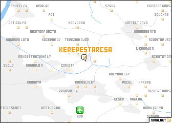 map of Kerepestarcsa