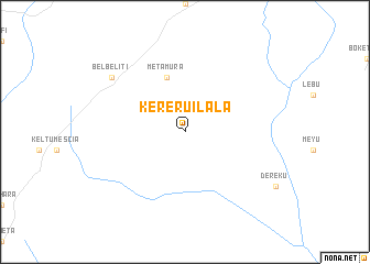 map of Kʼereru Īlala
